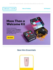 Email Inspiration from Swag.com