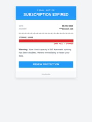 Email Inspiration from Sync Service