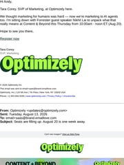 Email Inspiration from Tara Corey
