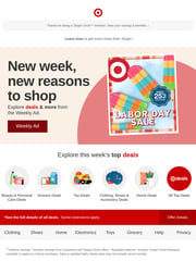Email Inspiration from Target