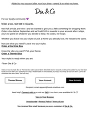 Email Inspiration from Team Dia & Co