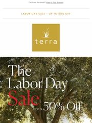 Email Inspiration from Terra Outdoor
