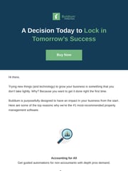 Email Inspiration from The Buildium Team
