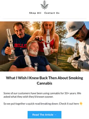Email Inspiration from The Freeze Pipe