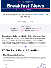 Email Inspiration from The Motley Fool