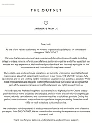 Email Inspiration from THE OUTNET