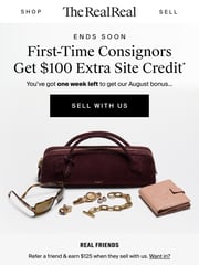 Email Inspiration from The RealReal