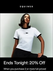 Email Inspiration from The Shop at Equinox