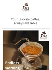 Email Inspiration from Tico Coffee Roasters