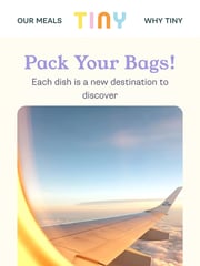 Email Inspiration from Tiny Organics
