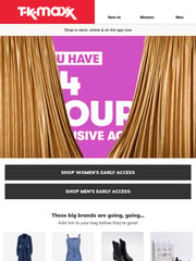 Email Inspiration from TK MAXX