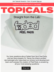 Email Inspiration from Topicals