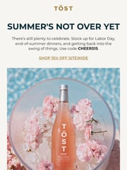 Email Inspiration from TÖST Beverages