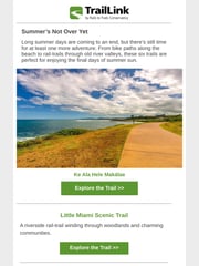 Email Inspiration from TrailLink | Rails to Trails Conservancy