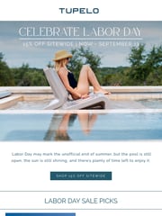 Email Inspiration from Tupelo Goods