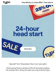 Email Inspiration from Typo