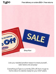 Email Inspiration from Typo