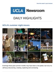 Email Inspiration from UCLA Newsroom