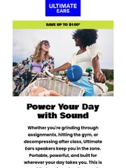Email Inspiration from Ultimate Ears