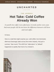 Email Inspiration from Uncharted Coffee