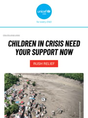 Email Inspiration from UNICEF USA