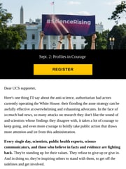 Email Inspiration from Union of Concerned Scientists
