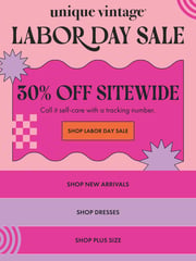 Email Inspiration from Unique Vintage
