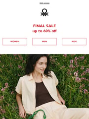 Email Inspiration from United Colors of Benetton