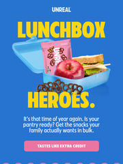 Email Inspiration from UNREAL Snacks