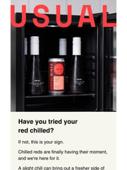 Email Inspiration from Usual Wines