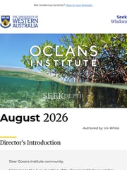 Email Inspiration from UWA Oceans Institute