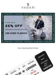 Email Inspiration from Vagari Bags
