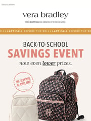 Email Inspiration from Vera Bradley