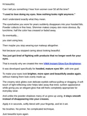 Email Inspiration from VIMA - MILA