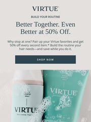 Email Inspiration from Virtue Labs
