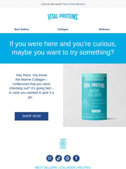 Email Inspiration from Vital Proteins