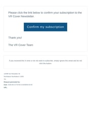Email Inspiration from VR Cover