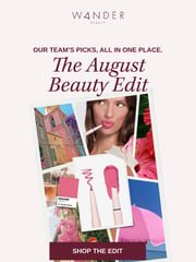 Email Inspiration from Wander Beauty