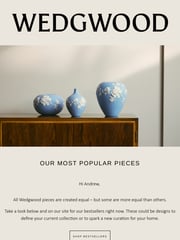 Email Inspiration from WEDGWOOD