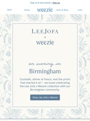 Email Inspiration from Weezie
