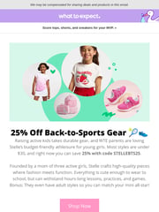 Email Inspiration from What To Expect - Special Delivery