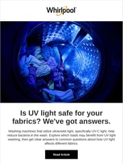 Email Inspiration from Whirlpool