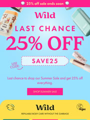 Email Inspiration from Wild