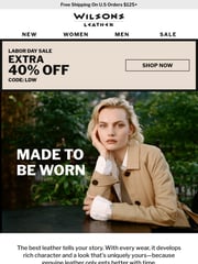 Email Inspiration from Wilsons Leather