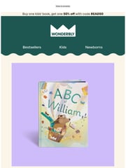 Email Inspiration from Wonderbly Books