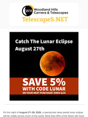 Email Inspiration from Woodland Hills Camera & Telescopes