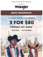 Email Inspiration from Wrangler