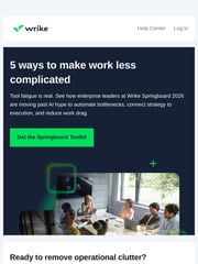 Email Inspiration from Wrike Team