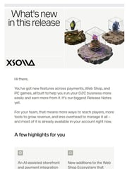Email Inspiration from Xsolla Team