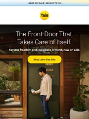 Email Inspiration from Yale Locks